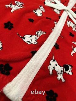 VINTAGE DISNEY 101 dalmatians bathrobe 80s, Made In BRAZIL