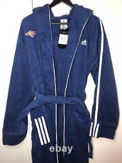 VIRTUS ROMA Team/Game Issued Adidas 3 Stripes Swim Swimming Pool Bathrobe Robe