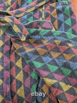 VTG 90s Norm Thompson Bathrobe Thick Terry Cloth Dressing Gown King Size Dadfit