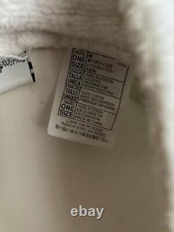 VTG Disney World Bath Robe Adult One Size White Hollywood Tower Hotel Pockets