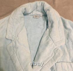 Valentino Linge de Maison mens RARE vintage Sky Blue Bath Robe size XL