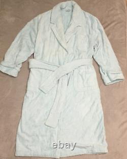 Valentino Linge de Maison mens RARE vintage Sky Blue Bath Robe size XL