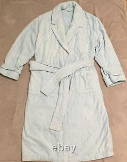 Valentino Linge de Maison mens RARE vintage Sky Blue Bath Robe size XL
