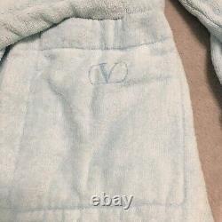Valentino Linge de Maison mens RARE vintage Sky Blue Bath Robe size XL