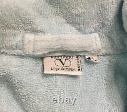 Valentino Linge de Maison mens RARE vintage Sky Blue Bath Robe size XL