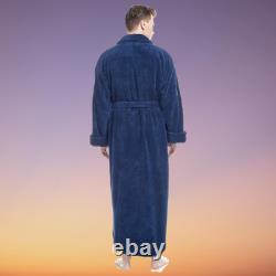 Valor Soft Fuzzy Ladies Men's Velvet Bath Robe Flannel Hooded Dressing Gown Robe