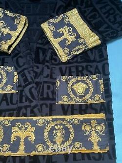 Versace Barocco Bath Robe Bathrobe Towel Baroque Gown Medium M- 100% Authentic