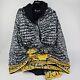 Versace Baroccodile Black/Gold Unisex Long Bathrobe New