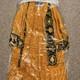 Versace Baroque Bathrobe Authentic Cotton Small/ OS. YellowithGold Dry-Cleaned