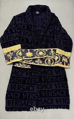 Versace Baroque Bathrobe Black&Gold Size S RRP £370