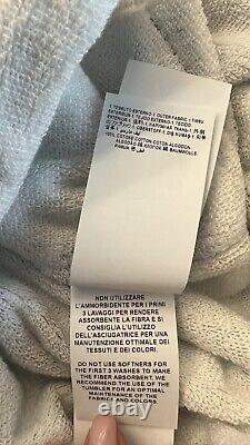 Versace Baroque Bathrobe For Men Plush 100% Cotton Black/White NWT