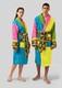 Versace Baroque Bathrobe Multicolored-Medium