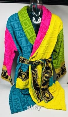 Versace Baroque Bathrobe Multicolored Size XL