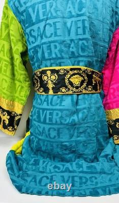 Versace Baroque Bathrobe Multicolored Size XL