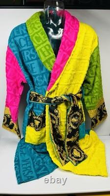 Versace Baroque Bathrobe Multicolored Size XL