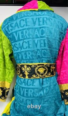 Versace Baroque Bathrobe Multicolored Size XL