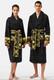 Versace Baroque Cotton Black Bathrobe? Luxury Hot Gift Unisex Pajamas Sleepwear