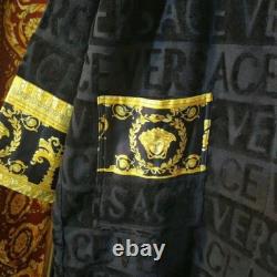 Versace Baroque Cotton Black Bathrobe? Luxury Hot Gift Unisex Pajamas Sleepwear