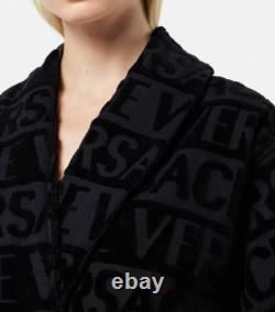 Versace Baroque Cotton Black Bathrobe? Luxury Hot Gift Unisex Pajamas Sleepwear