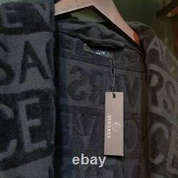 Versace Baroque Cotton Black Bathrobe? Luxury Hot Gift Unisex Pajamas Sleepwear