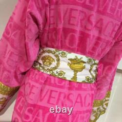 Versace Baroque Cotton pink Bathrobe? Luxury Hot Gift Unisex Pajamas Sleepwear