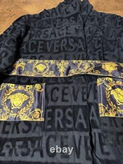 Versace Baroque Monogram Bathrobe Size Medium (A39)