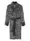 Versace Baroque Print Anthracite Long Unisex Bathrobe New