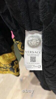 Versace Bath Robe Black Mens