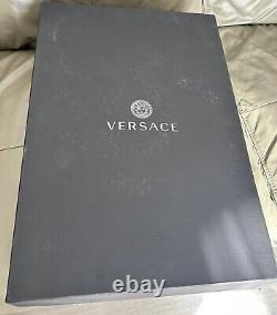 Versace Bath Robe Black Unisex Size X-Large
