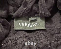 Versace Black / Gold Bathrobe Large