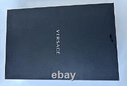 Versace Butterfly Short Cotton Terry Bath Robe Large 1011459 Italy NWT $1300