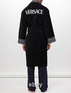 Versace Donatella La Greca Jacquard Bath Robe Bathrobe Gianni WithBox