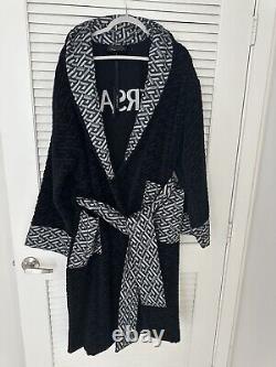 Versace Donatella La Greca Jacquard Bath Robe Bathrobe Gianni WithBox