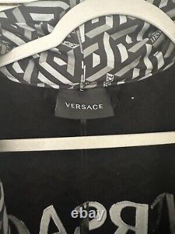 Versace Donatella La Greca Jacquard Bath Robe Bathrobe Gianni WithBox