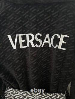 Versace Donatella La Greca Jacquard Bath Robe Bathrobe Gianni WithBox