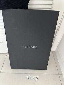 Versace Donatella La Greca Jacquard Bath Robe Bathrobe Gianni WithBox