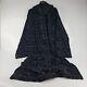 Versace Greca Black Unisex Crystals Bathrobe New