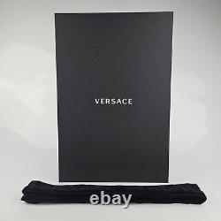 Versace Greca Black Unisex Crystals Bathrobe New