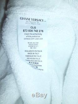 Versace Home Bathrobe Accappatoio Medusa Unisex Size M