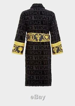 Versace Home I Baroque Bathrobe Men (black) Bnwt Robe