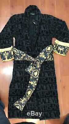 Versace Home I Baroque Bathrobe Men (black) Bnwt Robe