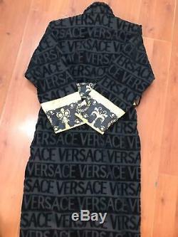 Versace Home I Baroque Bathrobe Men (black) Bnwt Robe