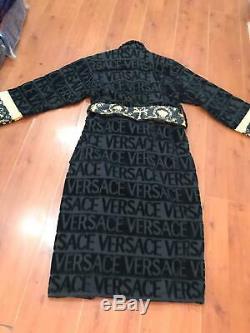 Versace Home I Baroque Bathrobe Men (black) Bnwt Robe