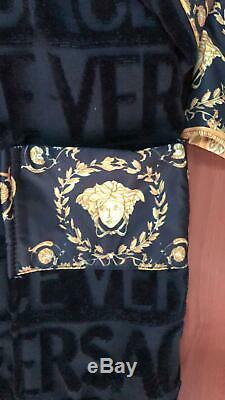 Versace Home I Baroque Bathrobe Men (black) Bnwt Robe