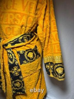 Versace I? Baroque Bathrobe Bathrobe YellowithGold/Black Size Large