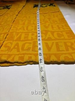 Versace I? Baroque Bathrobe Bathrobe YellowithGold/Black Size Large