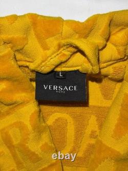 Versace I? Baroque Bathrobe Bathrobe YellowithGold/Black Size Large