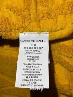 Versace I? Baroque Bathrobe Bathrobe YellowithGold/Black Size Large