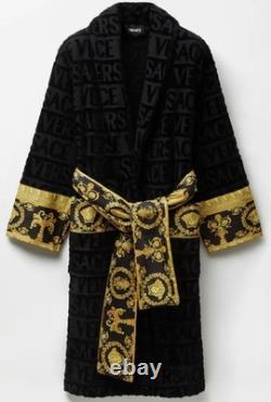Versace I Heart Baroque Bathrobe Unisex Size Medium