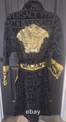 Versace I Heart Baroque Bathrobe Unisex Size Medium